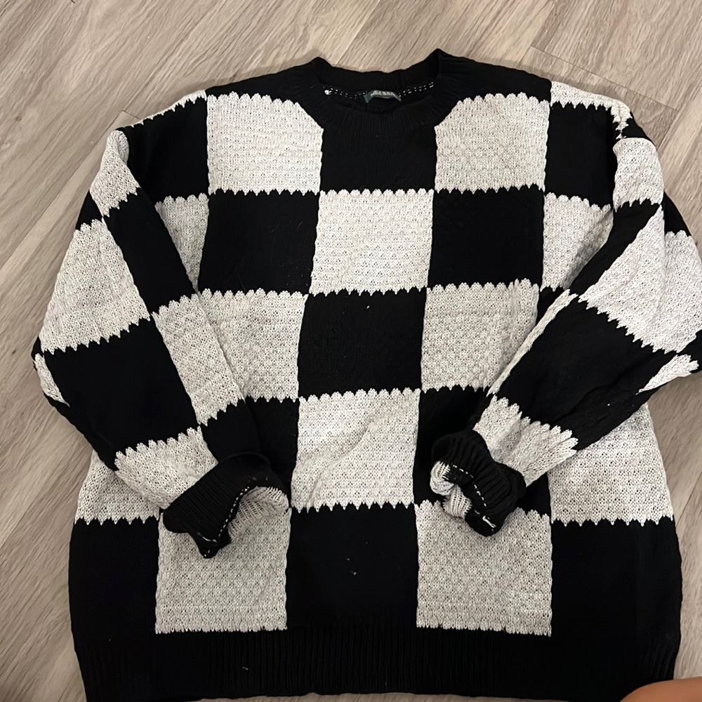 Checkered Sweater